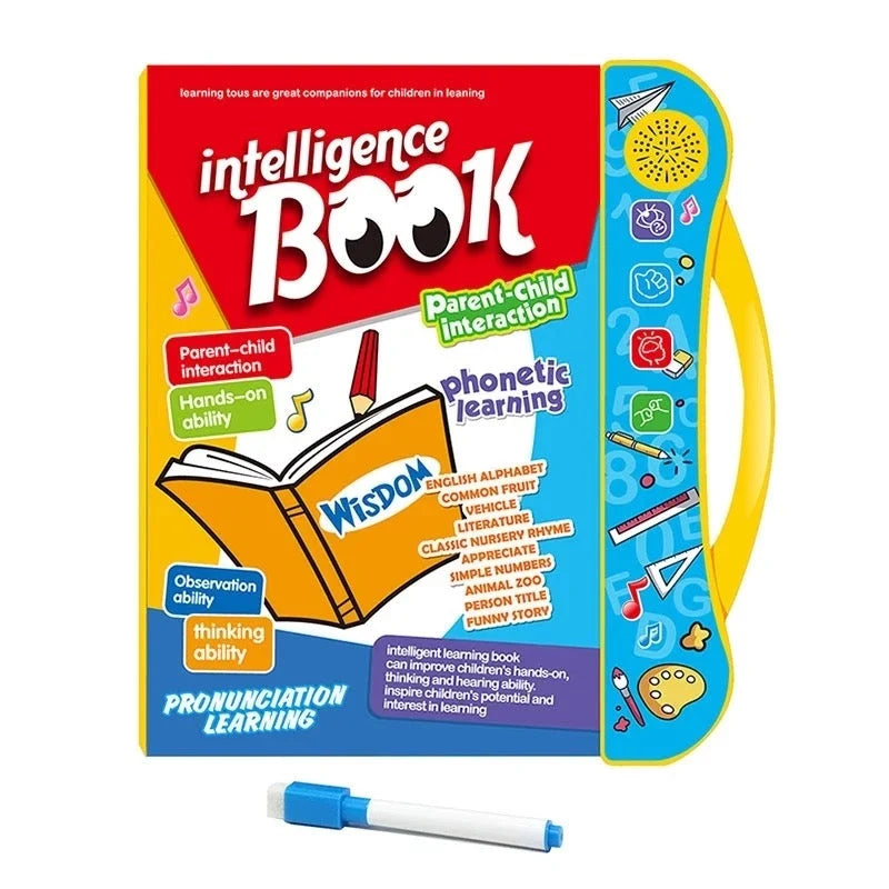 Interactive Musical Learning Book – Intelligence Book for Kids | Phonics, Music & Early Learning