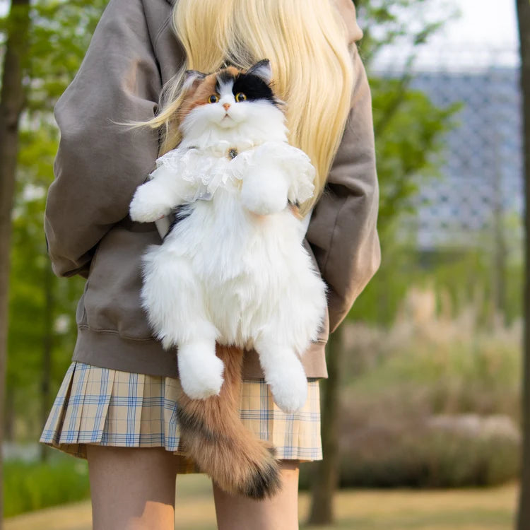 Chongker Handmade Realistic Cat Backpack - Perfect Pet Lovers Gift for Women