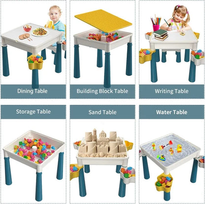 Blocks Creative Building Blocks Table + CHAIR (200 Blocks)