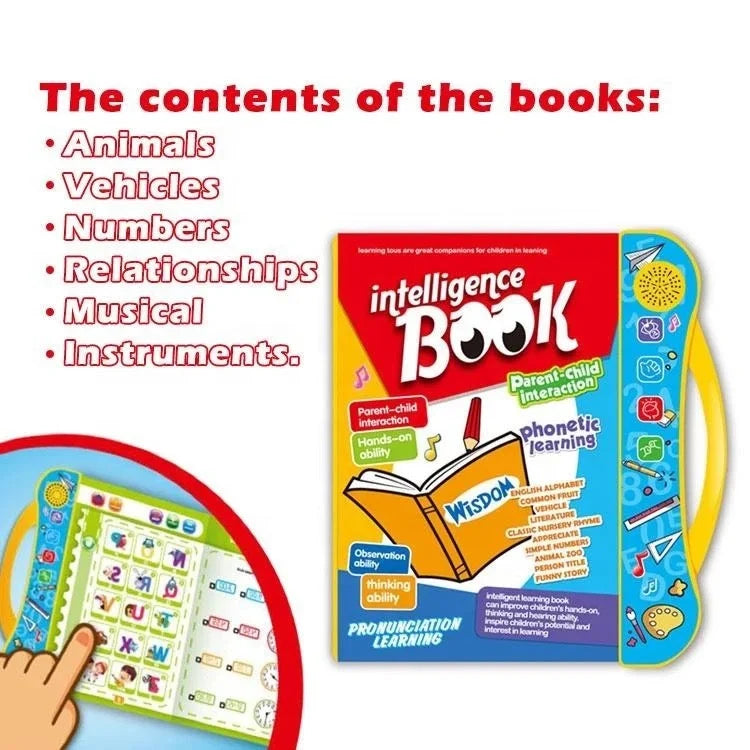 Interactive Musical Learning Book – Intelligence Book for Kids | Phonics, Music & Early Learning