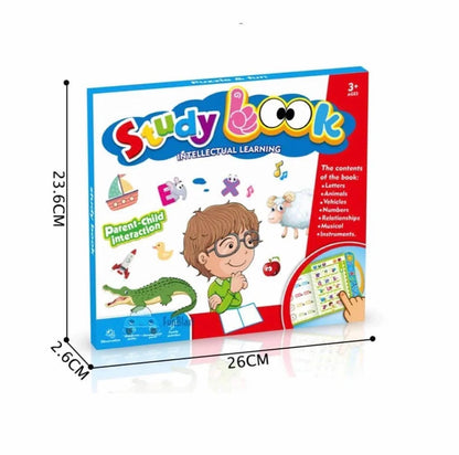 Interactive Musical Learning Book – Intelligence Book for Kids | Phonics, Music & Early Learning