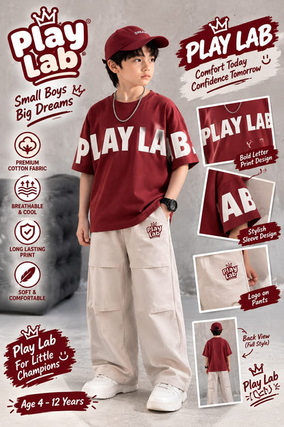 Vacaura 2pcs/Set Boys Casual Colorblock Crew Neck T-Shirt Set, Comfortable & Fashionable For Daily,