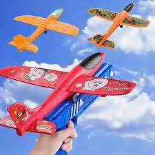 2-in-1 Airplane Launcher Toy Gun For Kids